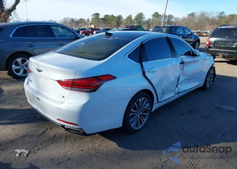 2015 Hyundai Genesis 3.8 из США, поврежденный, VIN KMHGN4JE4FU028754